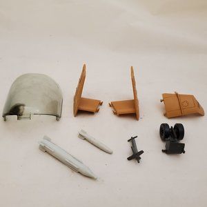 1986 GI Joe ARAH Tomahawk Helicopter Parts LOT 1:18 scale